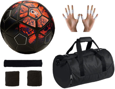 SportsCorner Combo of CR7 Red/Black Football (Size-5), Kit Bag & Supporters Football Kit
SportsCorner Combo of CR7 Red/Black Football (Size-5), Kit Bag & Supporters Football Kit