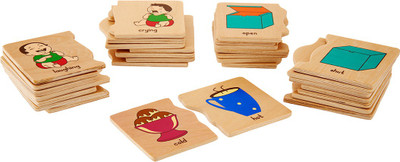 Eduedge Opposites.Improves vissual discrimination, problem solving ability, concentration, vocabulary and awareness of environment.• Printed on high quality plywood with safe inks for children. • Smooth edges and corners .Fifiteen puzzle plates.3+(Multico
Eduedge Opposites.Improves vissual discrimination, problem solving ability, concentration, vocabulary and awareness of environment.• Printed on high quality plywood with safe inks for children. • Smooth edges and corners .Fifiteen puzzle plates.3+(Multico