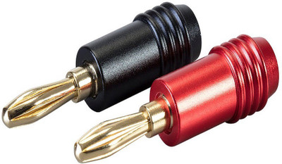 monoprice 5 Pair Affinity Series 24k Gold Speaker Banana Plug Banana Plug(Black and Red)
monoprice 5 Pair Affinity Series 24k Gold Speaker Banana Plug Banana Plug(Black and Red)