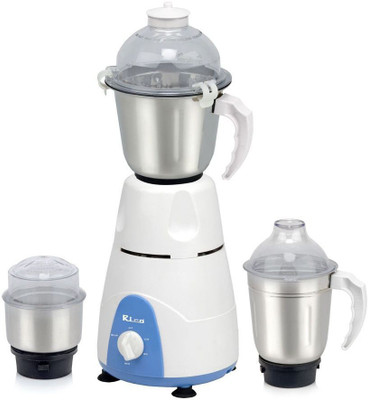 Rico MG 124 Heavy Duty 3 Stainless Steel Jar 650 W Juicer Mixer Grinder(White, Blue, 3 Jars), Blue;white
Rico MG 124 Heavy Duty 3 Stainless Steel Jar 650 W Juicer Mixer Grinder(White, Blue, 3 Jars), Blue;white