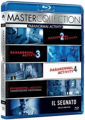 Paranormal Activity - Master Collection Blu-ray Paranormal Activity 2 / Paranormal Activity 3 / Paranormal Activity 4 / Paranormal Activity: The Marked Ones / Paranormal Activity: The Ghost Dimention(Blu-ray English)