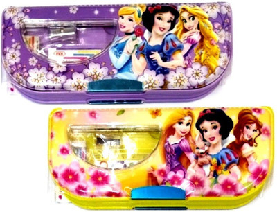 S2KCrafts S2KC-1125 Princess Barbies stationery kit inside the box Art Plastic Pencil Boxes(Set of 2, Purple, Yellow)
S2KCrafts S2KC-1125 Princess Barbies stationery kit inside the box Art Plastic Pencil Boxes(Set of 2, Purple, Yellow)