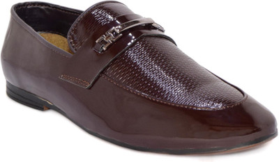 Blue Pop Men's Leather Brown Formal shoes Boat Shoes For Men(Brown, Brown 4