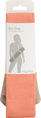 Rumi Boa Sling - Yoga Mat Carrier - Coral Boa Sling(Pink, Sling Bag)