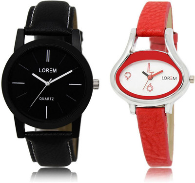 LOREM LR5-206 Stylish White & Black Oval & Round Boy's & Girl's Leather Watch - For Men & Women
LOREM LR5-206 Stylish White & Black Oval & Round Boy's & Girl's Leather Watch - For Men & Women