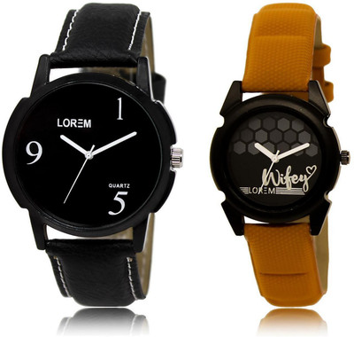 LOREM LR6-235 Stylish Black Round Boy's & Girl's Leather Watch - For Men & Women
LOREM LR6-235 Stylish Black Round Boy's & Girl's Leather Watch - For Men & Women