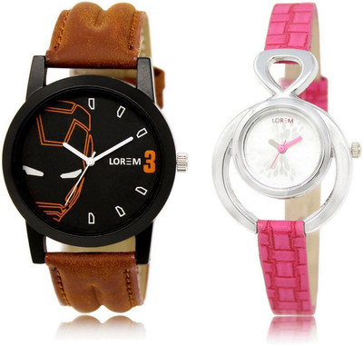 LOREM LR4-205 Stylish Silver & Black Round Boy's & Girl's Leather Watch - For Men & Women
LOREM LR4-205 Stylish Silver & Black Round Boy's & Girl's Leather Watch - For Men & Women