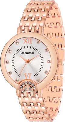 OpenDeal Stylish Italy Design Diamond Stunned Silver Dial RoseGold Strap Watch For Girls & Women Watch - For Girls
OpenDeal Stylish Italy Design Diamond Stunned Silver Dial RoseGold Strap Watch For Girls & Women Watch - For Girls