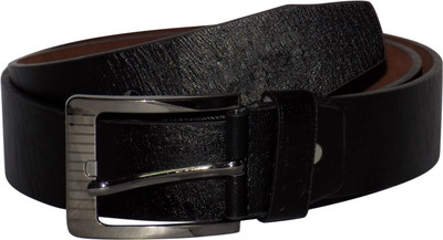Forty Hands Men Casual Black Artificial Leather Belt