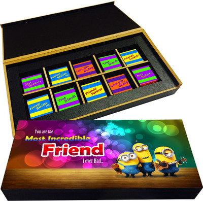 Mystik Friendship Day - Most Incredible Friend 10 Pc Chocolate Gift Brittles(120 g)
Mystik Friendship Day - Most Incredible Friend 10 Pc Chocolate Gift Brittles(120 g)