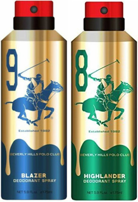 Beverly Hills Polo Club One Blazer & One Highlander Deo Deodorant Spray - For Men(350 ml, Pack of 2)
Beverly Hills Polo Club One Blazer & One Highlander Deo Deodorant Spray - For Men(350 ml, Pack of 2)