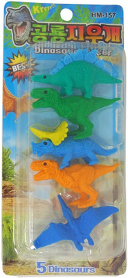 Parteet Dinosaur Shape Erasers for Kids - Pack of 1 for Birthday Party Return Gifts Non-Toxic Eraser(multicoloure)
Parteet Dinosaur Shape Erasers for Kids - Pack of 1 for Birthday Party Return Gifts Non-Toxic Eraser(multicoloure)