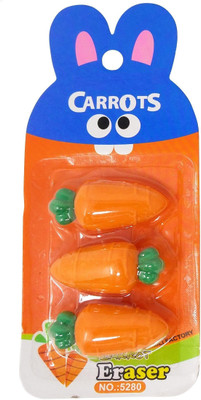 Parteet Carrot Type Erasers for Kids - Pack of 1 for Birthday Party Return Gifts Non-Toxic Eraser(Orange)
Parteet Carrot Type Erasers for Kids - Pack of 1 for Birthday Party Return Gifts Non-Toxic Eraser(Orange)