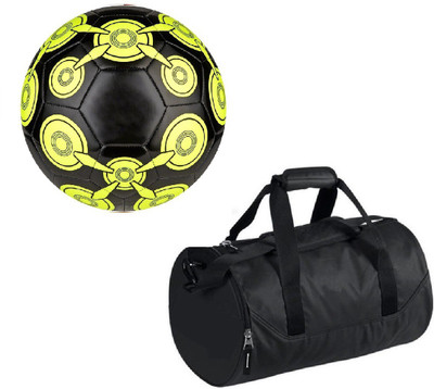 SportsCorner Combo of Glider Black Football (Size-5)with Kit Bag Football Kit
SportsCorner Combo of Glider Black Football (Size-5)with Kit Bag Football Kit