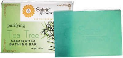 sukrit ayurveda Tea tree bathing bar(100 g)