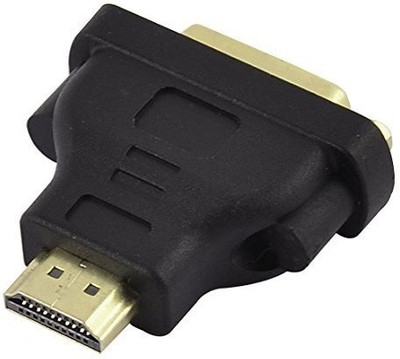 FOX MICRO Gold Plated DVI-I Dual Link 24+5 Female to HDMI 19 Pin Male Audio Video Adapter Connector Black USB Adapter(Black)
FOX MICRO Gold Plated DVI-I Dual Link 24+5 Female to HDMI 19 Pin Male Audio Video Adapter Connector Black USB Adapter(Black)