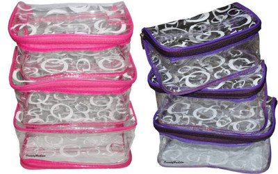 Omneityhuckster PP Pouch OmneityHuckster Multipurpose combo pack of 1 Purple 1 Pink cosmetic pouch cosmetic makeup bag jewellery makeup storage travel pouch organizer vanity box multipurpose Vanity Box Vanity Box(Purple, Pink)
Omneityhuckster PP Pouch OmneityHuckster Multipurpose combo pack of 1 Purple 1 Pink cosmetic pouch cosmetic makeup bag jewellery makeup storage travel pouch organizer vanity box multipurpose Vanity Box Vanity Box(Purple, Pink)