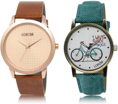 LOREM LR34-229 Stylish White & Rose Gold Round Boy's & Girl's Leather Watch - For Men & Women
LOREM LR34-229 Stylish White & Rose Gold Round Boy's & Girl's Leather Watch - For Men & Women
