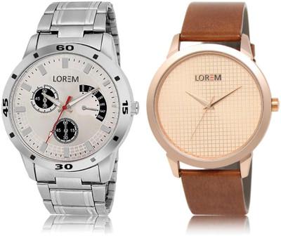LOREM LR34-101 Stylish Multicolor Round Boy's Leather & Metal Bracelet Watch - For Men
LOREM LR34-101 Stylish Multicolor Round Boy's Leather & Metal Bracelet Watch - For Men