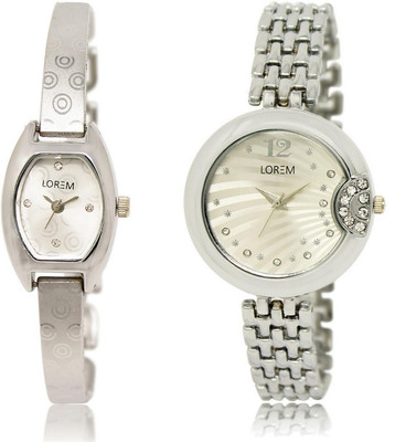 LOREM LR219-227 Stylish White Round & Contemporary Girl's Metal Bracelet Watch - For Women
LOREM LR219-227 Stylish White Round & Contemporary Girl's Metal Bracelet Watch - For Women