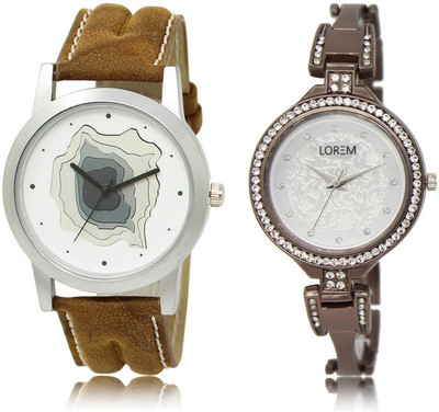 LOREM LR9-236 Stylish Silver & White Round Boy's & Girl's Metal Bracelet & Leather Watch - For Men & Women
LOREM LR9-236 Stylish Silver & White Round Boy's & Girl's Metal Bracelet & Leather Watch - For Men & Women