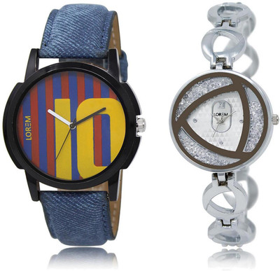 LOREM LR10-240 Stylish Multicolor Round Boy's & Girl's Metal Bracelet & Leather Watch - For Men & Women
LOREM LR10-240 Stylish Multicolor Round Boy's & Girl's Metal Bracelet & Leather Watch - For Men & Women