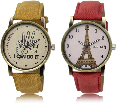 LOREM LR30-230 Stylish White & Grey Round Boy's & Girl's Leather Watch - For Men & Women
LOREM LR30-230 Stylish White & Grey Round Boy's & Girl's Leather Watch - For Men & Women