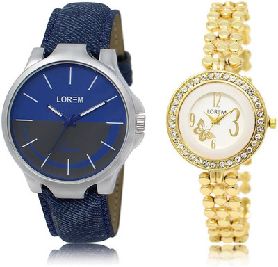 LOREM LR24-203 Stylish Multicolor Round Boy's & Girl's Metal Bracelet & Leather Watch - For Men & Women
LOREM LR24-203 Stylish Multicolor Round Boy's & Girl's Metal Bracelet & Leather Watch - For Men & Women