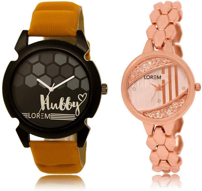 LOREM LR32-222 Stylish Rose Gold & Black Round Boy's & Girl's Metal Bracelet & Leather Watch - For Men & Women
LOREM LR32-222 Stylish Rose Gold & Black Round Boy's & Girl's Metal Bracelet & Leather Watch - For Men & Women