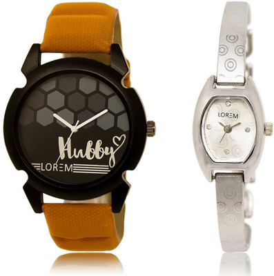 LOREM LR32-219 Stylish Silver & Black Contemporary & Round Boy's & Girl's Metal Bracelet & Leather Watch - For Men & Women
LOREM LR32-219 Stylish Silver & Black Contemporary & Round Boy's & Girl's Metal Bracelet & Leather Watch - For Men & Women