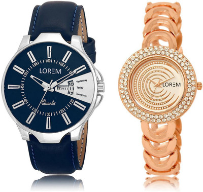 LOREM LR23-202 Stylish Multicolor Round Boy's & Girl's Metal Bracelet & Leather Hybrid Watch - For Men & Women
LOREM LR23-202 Stylish Multicolor Round Boy's & Girl's Metal Bracelet & Leather Hybrid Watch - For Men & Women