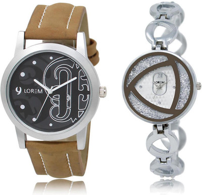 LOREM LR14-240 Stylish Silver & Black Round Boy's & Girl's Metal Bracelet & Leather Watch - For Men & Women
LOREM LR14-240 Stylish Silver & Black Round Boy's & Girl's Metal Bracelet & Leather Watch - For Men & Women