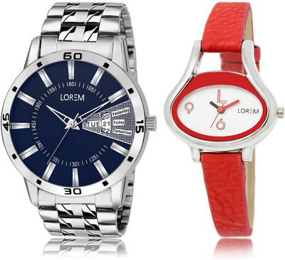 LOREM LR102-206 Stylish White & Blue Oval & Round Boy's & Girl's Leather & Metal Bracelet Watch - For Men & Women
LOREM LR102-206 Stylish White & Blue Oval & Round Boy's & Girl's Leather & Metal Bracelet Watch - For Men & Women