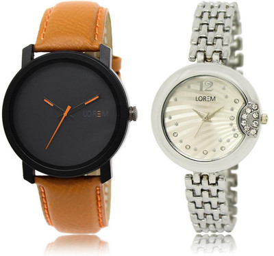 LOREM LR20-227 Stylish Silver & Black Round Boy's & Girl's Metal Bracelet & Leather Watch - For Men & Women
LOREM LR20-227 Stylish Silver & Black Round Boy's & Girl's Metal Bracelet & Leather Watch - For Men & Women