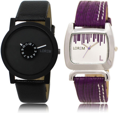 LOREM LR25-207 Stylish White & Black Round Boy's & Girl's Leather Watch - For Men & Women
LOREM LR25-207 Stylish White & Black Round Boy's & Girl's Leather Watch - For Men & Women