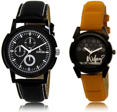 LOREM LR13-235 Stylish Black Round Boy's & Girl's Leather Hybrid Watch - For Men & Women
LOREM LR13-235 Stylish Black Round Boy's & Girl's Leather Hybrid Watch - For Men & Women