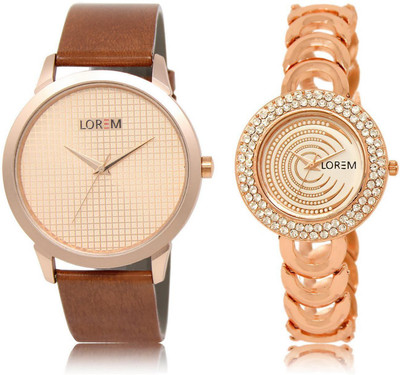 LOREM LR34-202 Stylish White & Rose Gold Round Boy's & Girl's Metal Bracelet & Leather Watch - For Men & Women
LOREM LR34-202 Stylish White & Rose Gold Round Boy's & Girl's Metal Bracelet & Leather Watch - For Men & Women