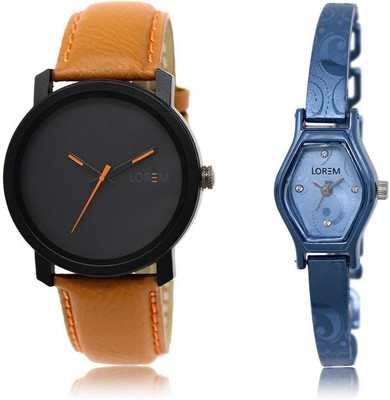 LOREM LR20-218 Stylish Blue & Black Contemporary & Round Boy's & Girl's Metal Bracelet & Leather Watch - For Men & Women
LOREM LR20-218 Stylish Blue & Black Contemporary & Round Boy's & Girl's Metal Bracelet & Leather Watch - For Men & Women