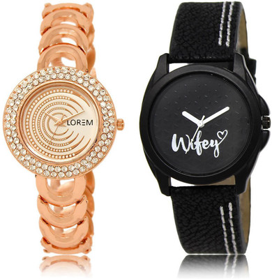 LOREM LR202-234 Stylish Multicolor Round Girl's Leather & Metal Bracelet Watch - For Women
LOREM LR202-234 Stylish Multicolor Round Girl's Leather & Metal Bracelet Watch - For Women