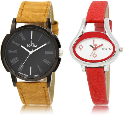LOREM LR19-206 Stylish White & Black Oval & Round Boy's & Girl's Leather Watch - For Men & Women
LOREM LR19-206 Stylish White & Black Oval & Round Boy's & Girl's Leather Watch - For Men & Women