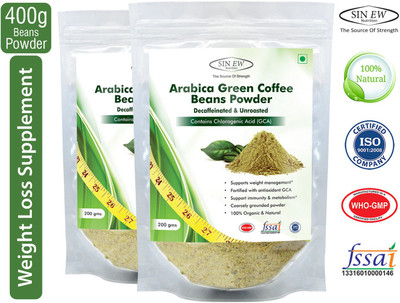 Sinew Nutrition Green Coffee Beans Powder for Weight Management - 400 g (200g x 2) Instant Coffee(2 x 200 g)
Sinew Nutrition Green Coffee Beans Powder for Weight Management - 400 g (200g x 2) Instant Coffee(2 x 200 g)