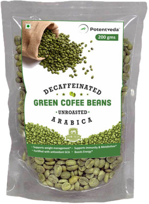 potentveda Green Coffee Beans Unroasted Arabica 1 Roast & Ground Coffee 200 g(Green Coffee Flavoured)
potentveda Green Coffee Beans Unroasted Arabica 1 Roast & Ground Coffee 200 g(Green Coffee Flavoured)