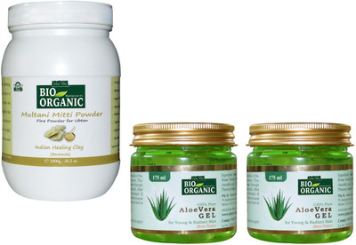 Indus Valley Pure Multani Mitti Powder Bulk Pack with 2 Pure Organic Aloe Vera Gel Combo Pack(Set of 3)
Indus Valley Pure Multani Mitti Powder Bulk Pack with 2 Pure Organic Aloe Vera Gel Combo Pack(Set of 3)