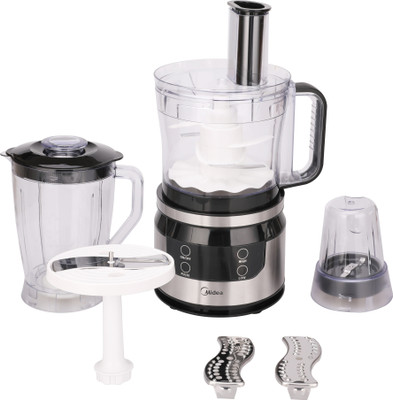 Midea MJFPES857AF 850 W Food Processor(Black, Silver)