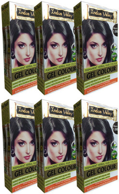 Indus Valley Organically Natural Gel Black 1.00 One Touch Pack (6 Set) Hair Color(Black 1.00)
Indus Valley Organically Natural Gel Black 1.00 One Touch Pack (6 Set) Hair Color(Black 1.00)