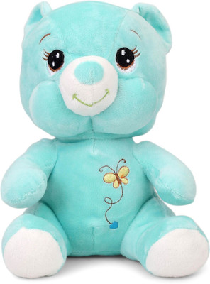 My Baby Excel Smiling Bear Plush 25 cm - Green Colour - 25 cm(Green)
