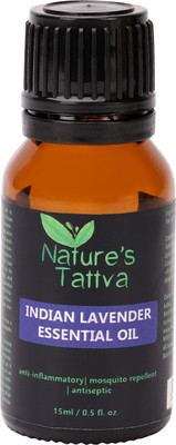 Nature's Tattva Indian Lavender Essential Oil, Therapeutic Grade(15 ml)