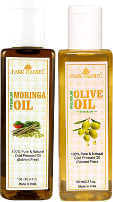 Park Daniel Organic Moringa oil and Olive oil - Natural & Undiluted combo of 2 bottles of 100 ml (200ml)(200 ml)
Park Daniel Organic Moringa oil and Olive oil - Natural & Undiluted combo of 2 bottles of 100 ml (200ml)(200 ml)