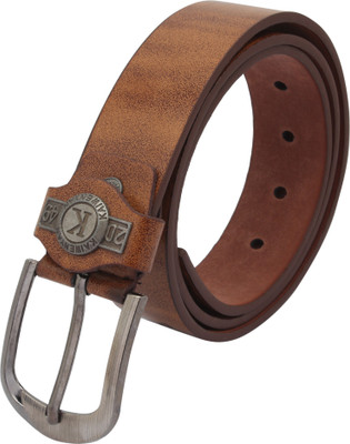 LDHSATI Men Formal Brown Artificial Leather Belt
