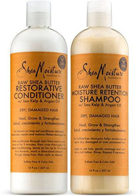 Shea Moisture Raw Shea Butter Shampoo & Conditioner Set | 16 Fl. Oz. Shampoo | 16 Fl. Oz. Conditioner(437 ml)
Shea Moisture Raw Shea Butter Shampoo & Conditioner Set | 16 Fl. Oz. Shampoo | 16 Fl. Oz. Conditioner(437 ml)